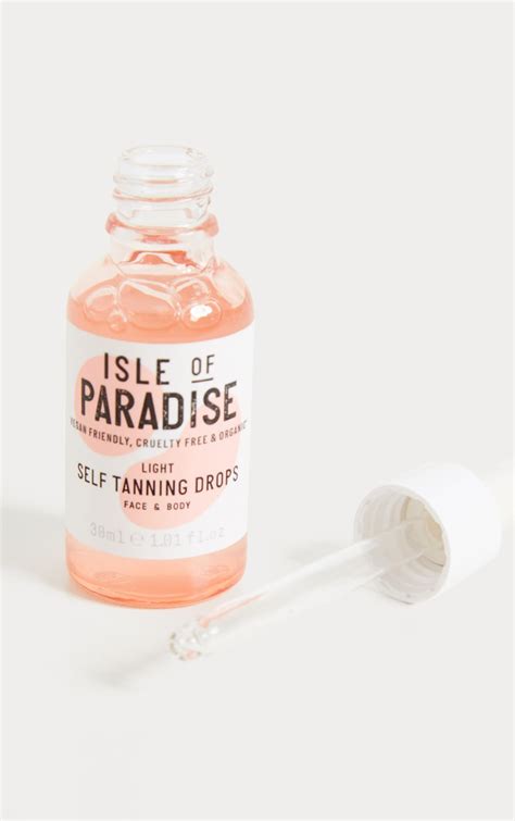 isle of paradise self tanning drops light